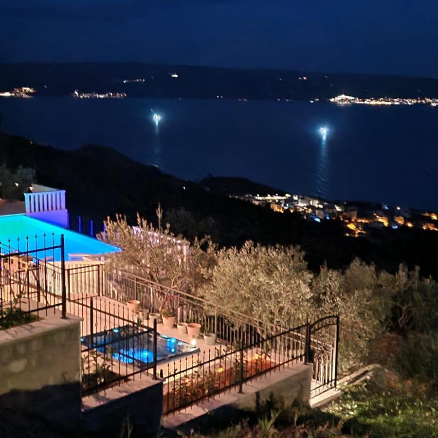 Sea View Luxury Apart Hotel Villa Conte With Swiming Pool And Romantic Spa Podstrana Exteriér fotografie