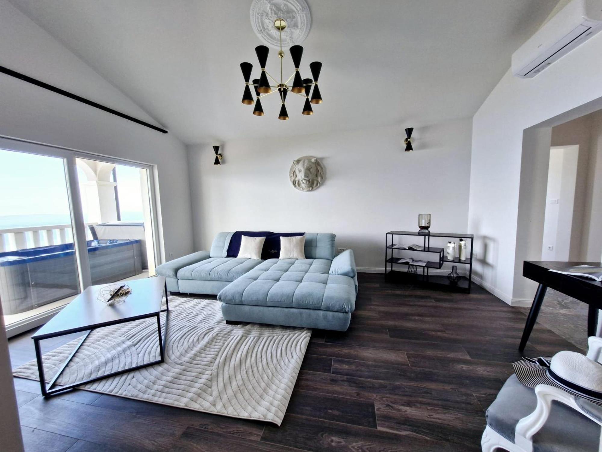 Sea View Luxury Apart Hotel Villa Conte With Swiming Pool And Romantic Spa Podstrana Exteriér fotografie